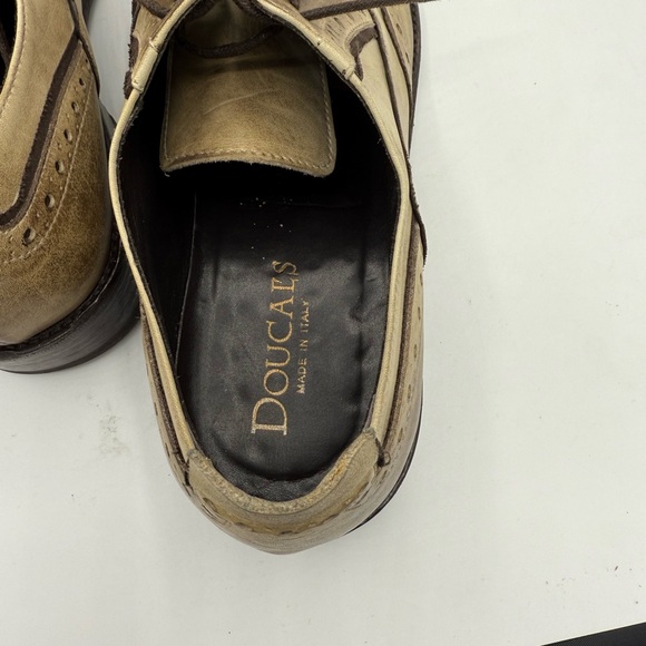 Doucal’s Men’s Dress Shoes
Size: 42M
color: Abano - Picture 8 of 14